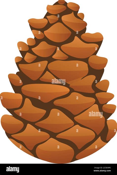 Fir Tree Pine Cone Icon Cartoon Of Fir Tree Pine Cone Vector Icon For