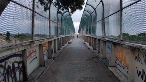 LA Overpass Bridge Freeway Graffiti DTLA... | Stock Video | Pond5