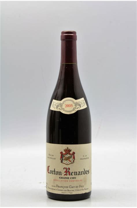 François Gay Corton Renardes 2005 VINS MILLESIMES