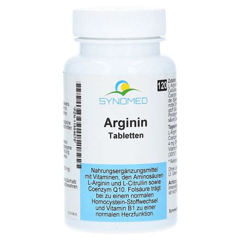 Arginin Tabletten 120 Stück Online Kaufen Medpex