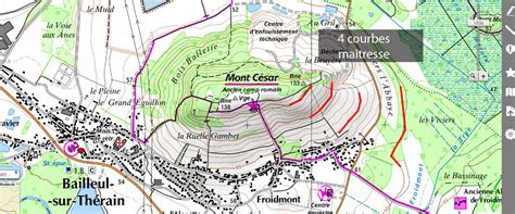 Les Courbes De Niveau Sur Une Carte IGN Ou D Orientation 27888 Hot