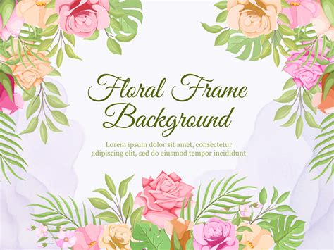 Floral Wedding Banner Background Design Graphic by lukasdediz ...