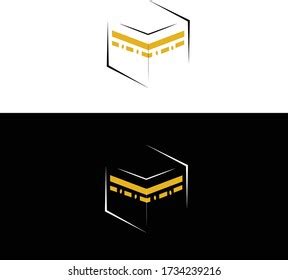 Kabah Logo Illustration Inspiration Black White Stock Vector (Royalty Free) 1734239216 ...