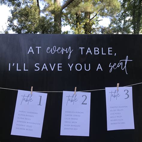 At Every Table I Ll Save You A Seat Vinyl Decal Etsy