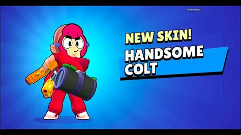 Omg New Handsome Colt Skin Thanks Supercell Brawl Stars Youtube