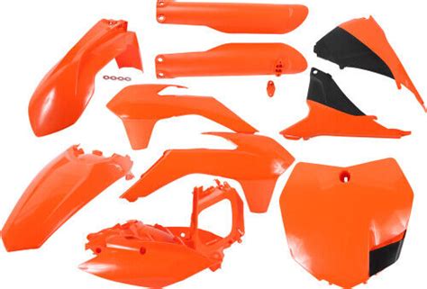 Acerbis Complet Plastique Kit Orange Noir KTM 125 SX 2015 150 2015