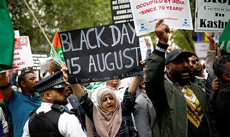 Thousands Protest In Britain For Kashmir Outside Indian High Commission