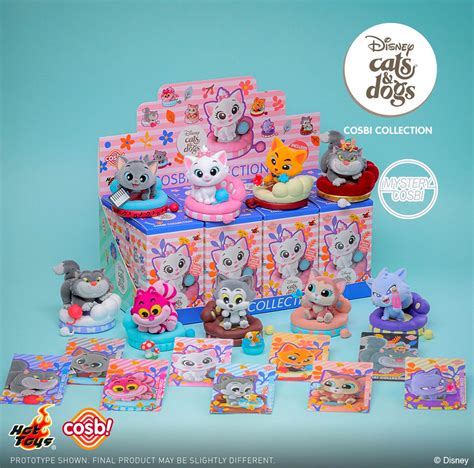 Hot Toys Cosbi Disney Cat Collection Blind Box Toy Wave Japan