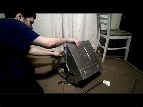 Angry Gamer Destroys Dell Computer Tower Part 3 YouTube