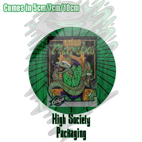 Cali Kush Farms King Mamba Gloss Vinyl Slap Sticker - High Society ...