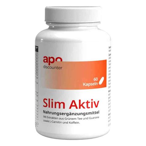 Stoffwechsel Kapseln Slim Aktiv Von Apodiscounter 60 Stk