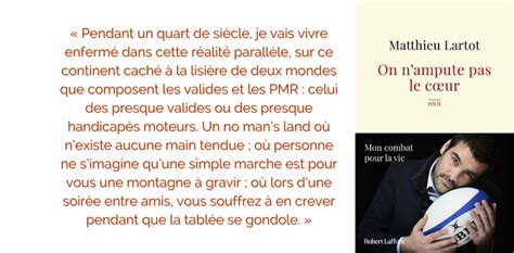 Lecture On n ampute pas le cœur le match de Matthieu Lartot contre