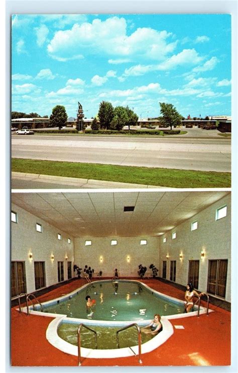 Fairmont Minnesota Bell Motel Pool Highway 15 Vintage Postcard D13 ...