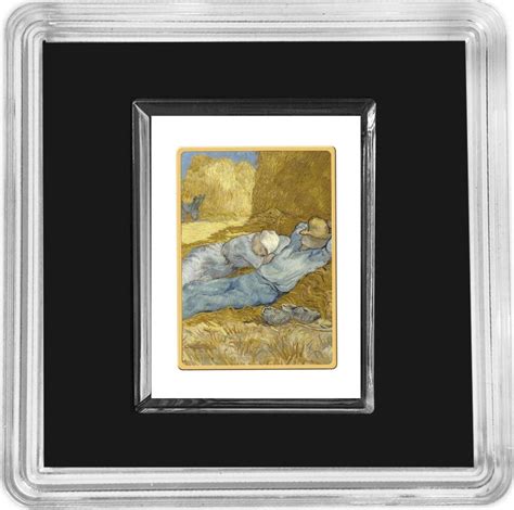 1 Dollar FARMERS RESTING Vincent Masterpieces Van Gogh 1 500 Oz Gold