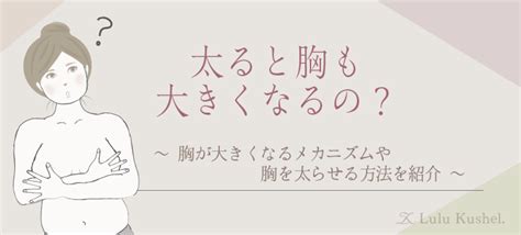 太ると胸は大きくなる？胸だけ綺麗に太る方法・コツを徹底解説します Lkfit