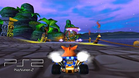 Crash Nitro Kart Ps2 Gameplay Youtube