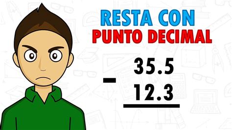 Restas Con Punto Decimal Super Facil Restas Con Punto Decimal Para Principiantes Youtube