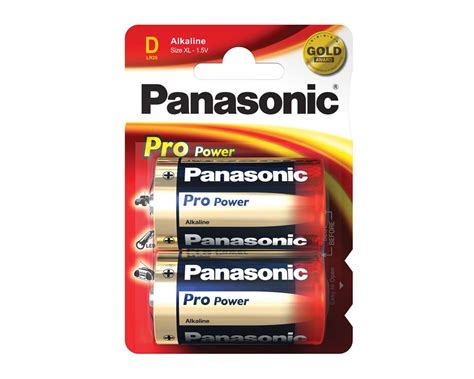 Panasonic Alkaline Batteries 2 X D LR20 1 5V Regin Products Ltd