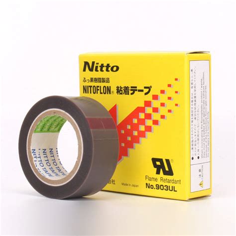 Nitto Denko PTFE Silicone Adhesive Tape NITOFLON 903UL