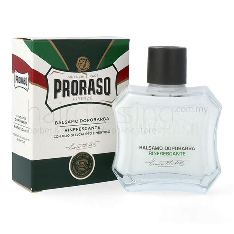 Proraso After Shave Balm Eucalyptus Oil Menthol Green Ml Headgame