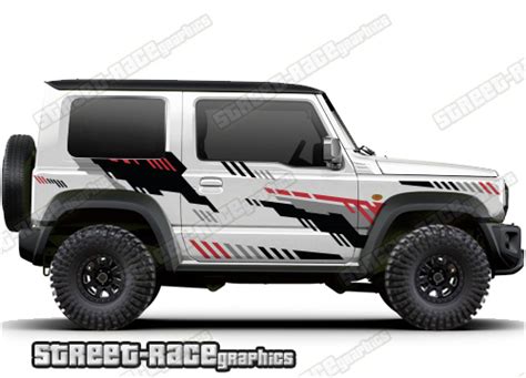 Suzuki Jimny Stickers Street Race Graphics