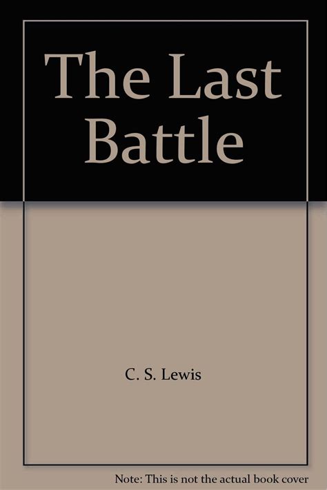 The Last Battle Chronicles Of Narnia Book Amazon De B Cher