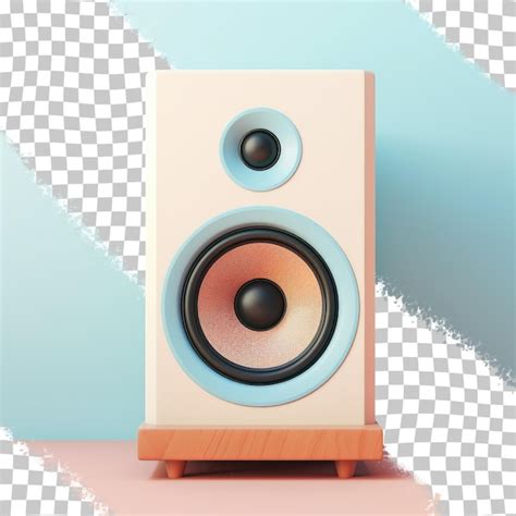 Premium Psd Transparent Background With Isolated Acoustic Speakers