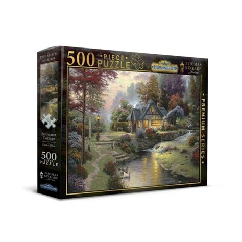 HARLINGTON 500 PIECE THOMAS KINKADE STILLWATER COTTAGE Games World