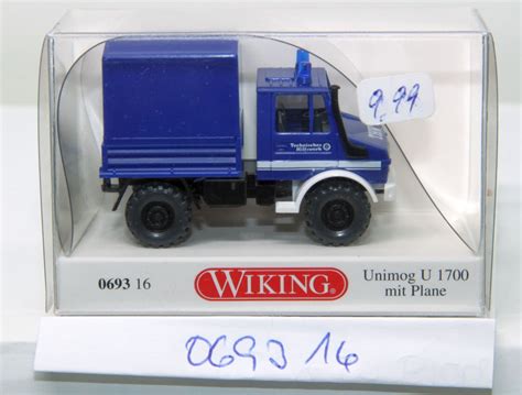 Wiking Thw Unimog U Mit Plane Epoche Iv V Technisches