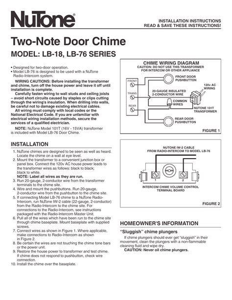 Nutone Intercom Wiring Diagram - Wiring Diagram Pictures