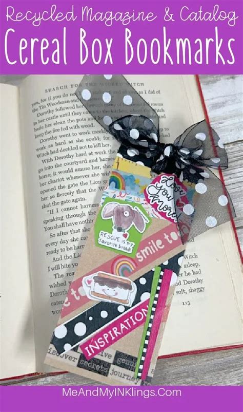 Recycled Cardboard Bookmarks Collage Art Laura Kelly S Inklings In