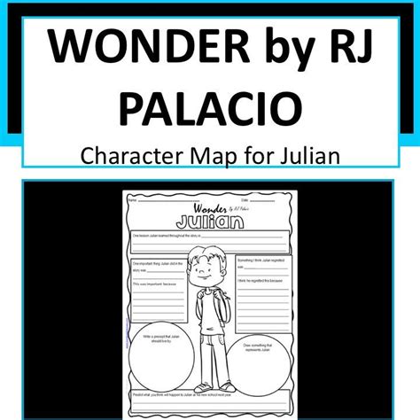 Wonder - Julian Character Map | Character map, Novel studies, Teaching ...