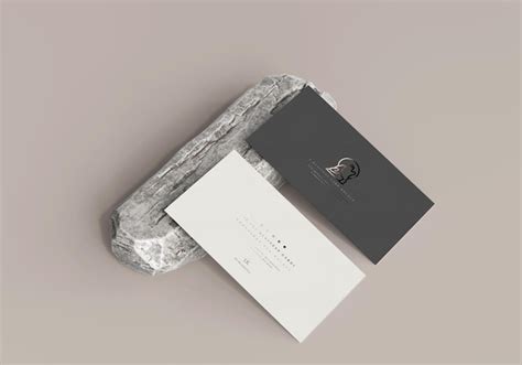 Free Psd 3 5x2 Business Card Mockup