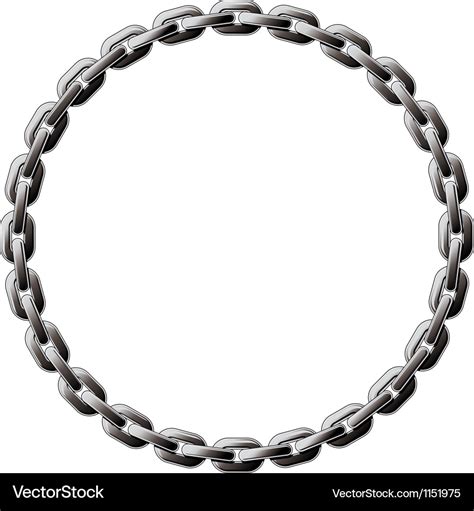 Circle chain Royalty Free Vector Image - VectorStock