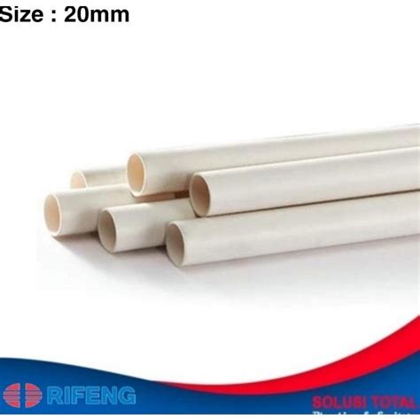 Jual Pipa Listrik Pvc Conduit Mm Rifo Putih Shopee Indonesia