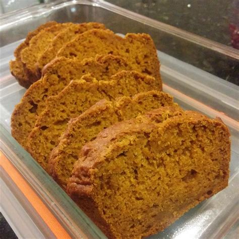 Baked Pumpkin Bread Recipe