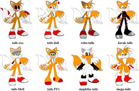 8 Types Of Tails by New-Atlas on DeviantArt