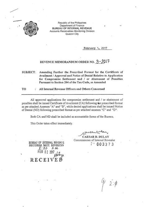 Sample Letter Of Intent For Business Closure To Bir