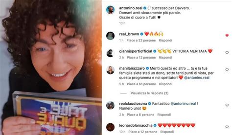 Antonino Spadaccino Dopo La Vittoria Di Tale E Quale Show Questo