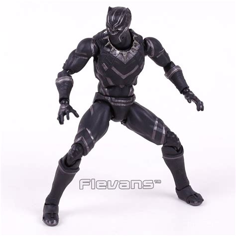 Shf Black Panther Pvc Action Figure Collectible Model Toy V06h Shopee