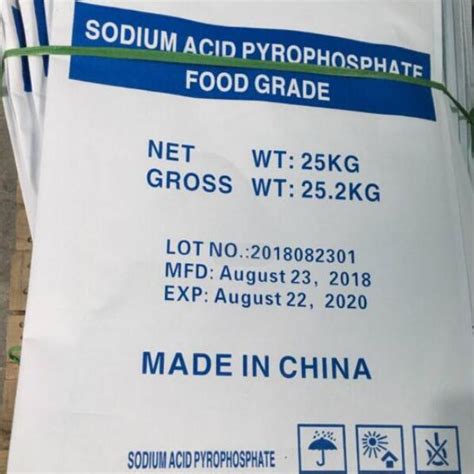 Supply Sodium Acid Pyrophosphate Sapp Sodium Acid Pyrophosphate In