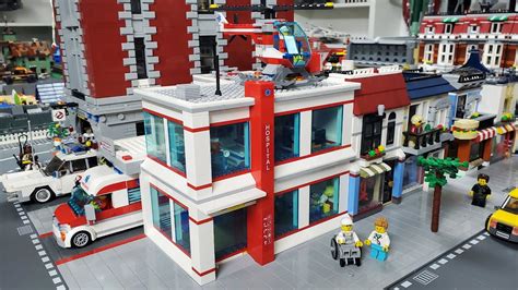 Lego Hospital Modular Building Moc Youtube