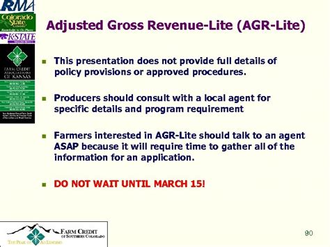 Adjusted Gross Revenue Lite AGR Lite Dr Norm Dalsted