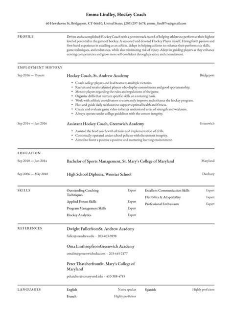 Coaching Resume Templates Web Learn How To Create A Powerful Resume