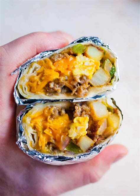 Sausage And Egg Freezer Breakfast Burritos Recipe