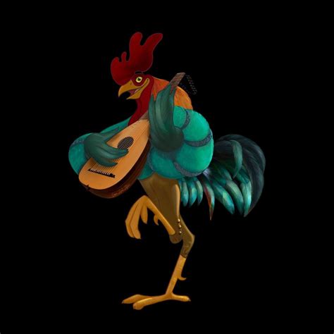 Alan-A-Dale the rooster from Disney’s 1973 animated classic, Robin Hood ...