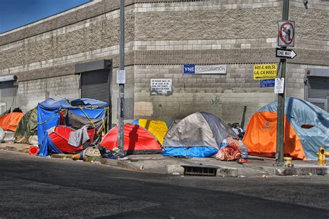 Tenting Downtown Los Angeles Skid Row Russ Allison Loar Flickr