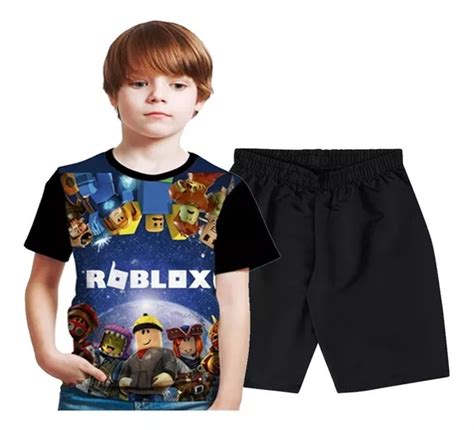 Camiseta Roblox Preta MercadoLivre