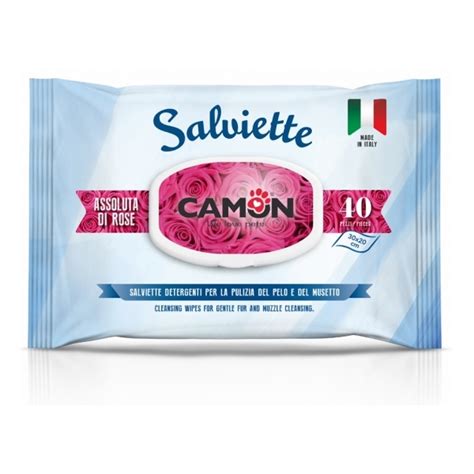 Camon Salviette Detergenti Alla Fragranza Assoluta Di Rose