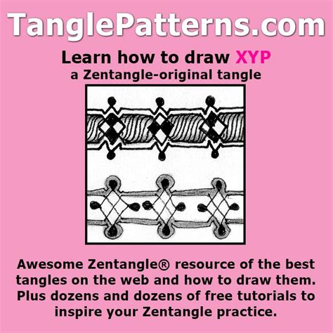 Step By Step Instructions To Learn How To Draw The Zentangle Original